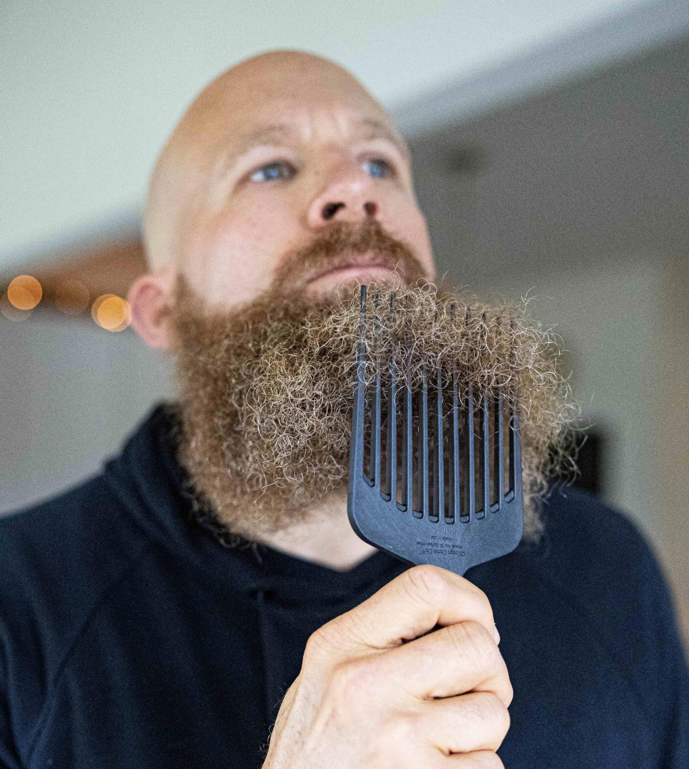Amazon.com : Chicago Comb Model 12 Carbon Fiber, XL Wide-Tooth